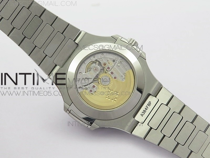 NAUTILUS 5726 SS GRF 1:1 BEST EDITION WHITE DIAL WORKING ANNUAL CALENDARON SS BRACELET A.324 V2